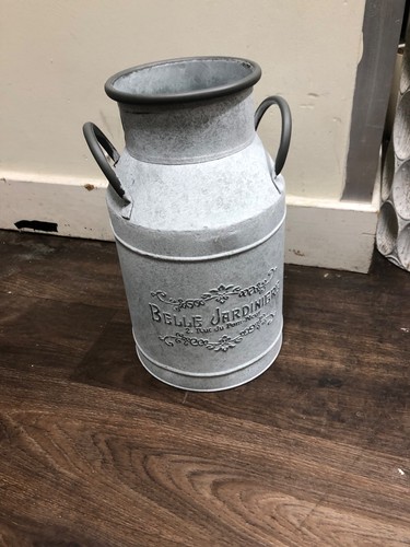 Metal zinc jardiniere urn - zinc,