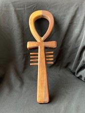 Large Wooden Ankh with Stand |