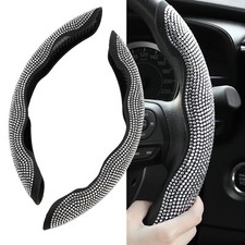 2 X Bling Crystal Car Steering
