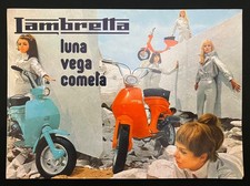 Original Innocenti Lambretta Lui Sales Brochure Leaflet Vega Cometa.