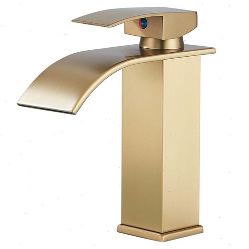 Waterfall bathroom taps - taps, modern
