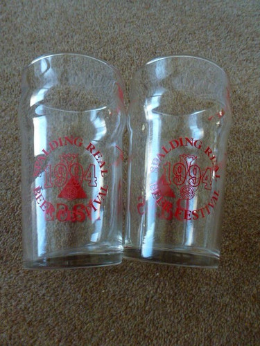 English pint glasses - 2,