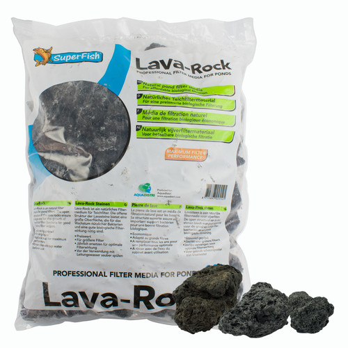 Superfish lava rock filter - lava,