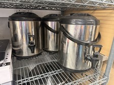 Insulated Vacuum Jug Coffee Pot Tea Hot & Cold Dispenser Bottle 304 Stainless 8L