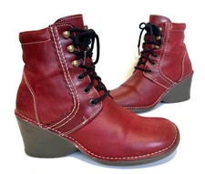 Ladies FLY LONDON Red Leather
