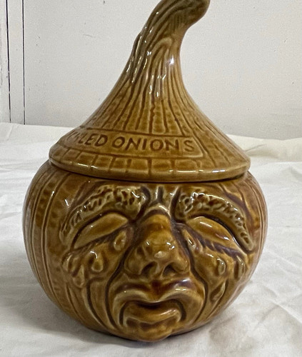 Vintage ceramic pickled onions - vintage,