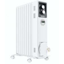 Dimplex Eco ECR20Tie Oil Free Radiator 2kW w/ Programmable Timer White Eco