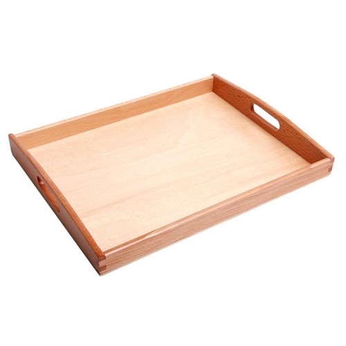 Rectangle big wooden tray - rectangle,