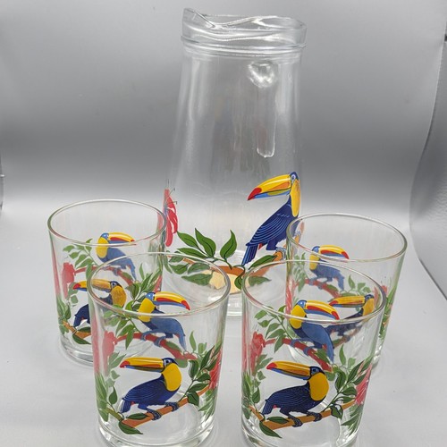 Vintage toucan pitcher and - vintage,