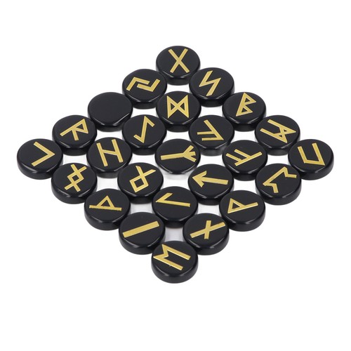 Crystal rune stone set - rune,