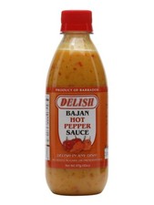 Delish Original Hot Pepper Sauce 2 x 375grm + 50g Caribbean Seasoning FOC