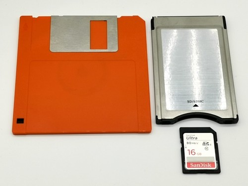 Pcmcia adapter 16gb - sd, /