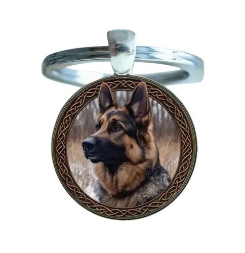 German shepherd dog - shepherd, cabochon