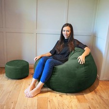 Velvet Slouchbag Bean Bag