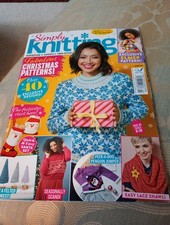 Simply Knitting Mags x 3 Christmas Advent Calendar Peter Rabbit Elmer Stocking