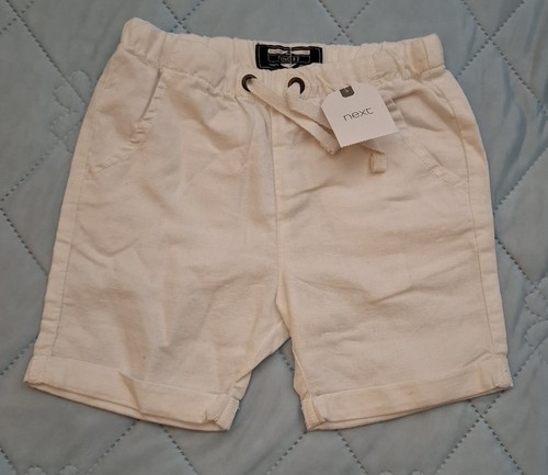 Next boys linen white shorts - next,
