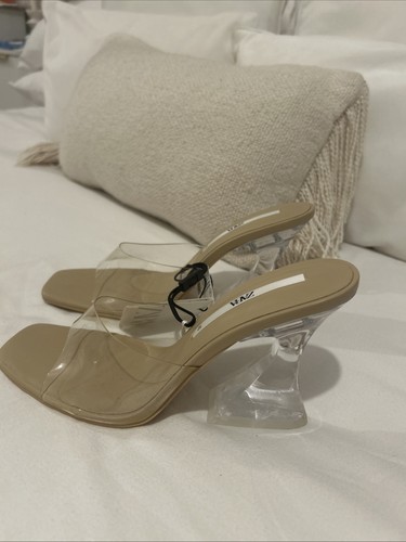Zara clear high heel - high, shoes