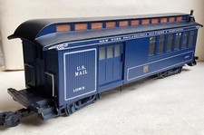 BACHMANN G Gauge, 97143 - NWPB&W Royal Blue COMBINED US MAIL PASSENGER CAR #1063