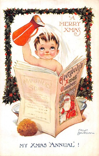 Postcard children my xmas - ,