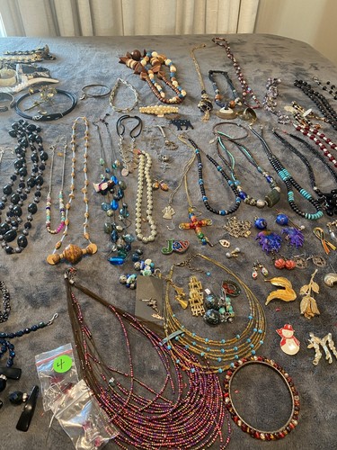 Vintage estate costume jewelry - costume,