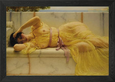 John William Godward Framed Wall Art Poster Canvas Print Picture