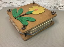 VINTAGE WOODEN FLOWER PRESS