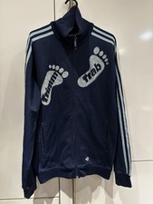 Original Adidas Trimm Trab Track Suit Top Size Small