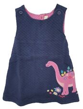 Ex Chainstore Girls Dinosaur Pinafore Dress Tunic New 6m - 5yrs