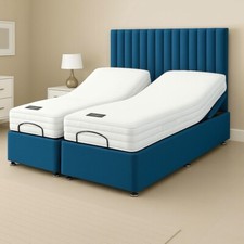 Electric Adjustable Velvet Bed