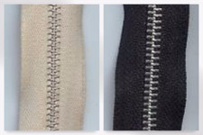 YKK Extra Long Silver Metal