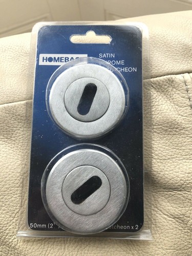 Door lock cover - door, chrome