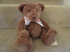 Russ, Vintage Edition, jointed Teddy Bear with original button and certificate