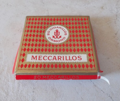 Antique cigarillos cardboard