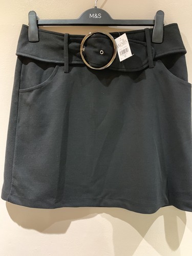 Bnwt wallis black belted - black,
