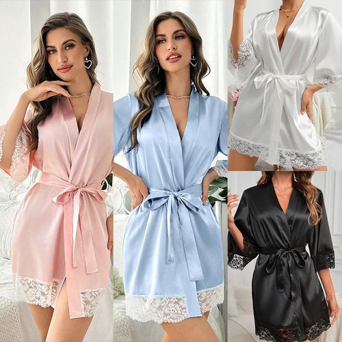 Women satin silk lace - women,