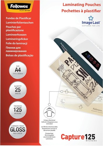 Fellowes laminating pouches - fellowes,