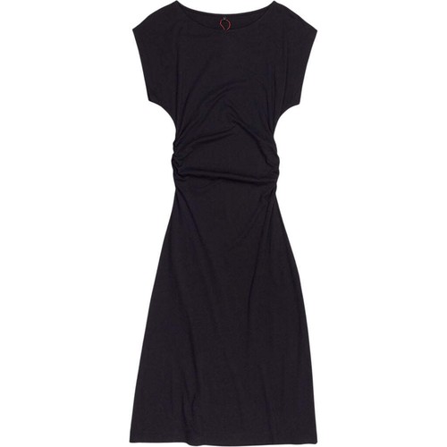 Wyse black esme jersey ruched - esme,