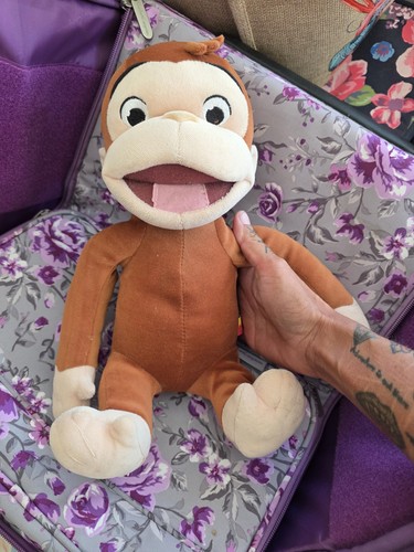 Vintage curious george plush - george,