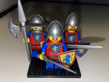 3 x LEGO Lion Knight’s Minifigures *Army Builder* NEW
