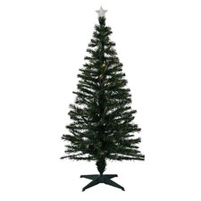 Habitat 5ft Fibre Optic Warm White Christmas Tree with Star