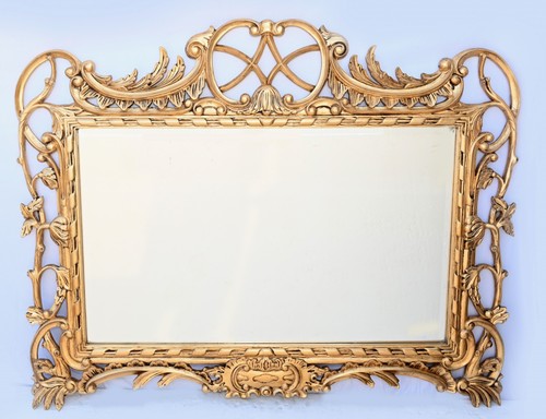 Gilt mantle mirror george - mirror,