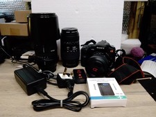 Sony Alpha A200 Digital SLR Camera 10.2MP with 18-70mm,70-300mm, Sigma 135-400mm