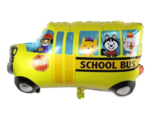 School bus balloon - 32",