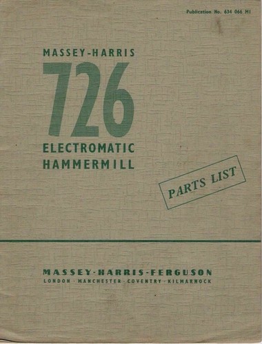 Massey harris 726 - massey,