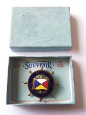 M.V. Ulster Prince Passenger Ferry Old Badge In Original Box.