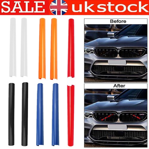 Front grille trim strips cover - front,
