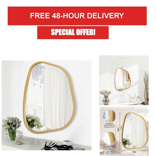 Asymmetrical accent mirror - accent,