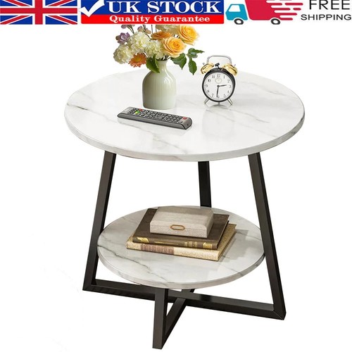 Round tier side table - side,