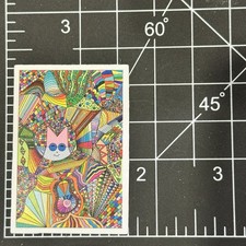 Psychedelic Cat Plays Guitar -