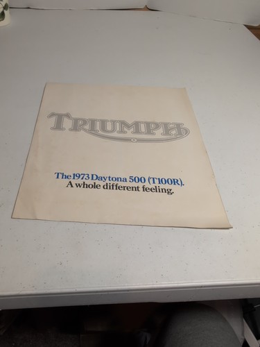 Rare 1973 triumph daytona - rare,